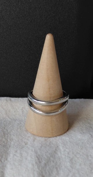 Anillo ajustable de plata