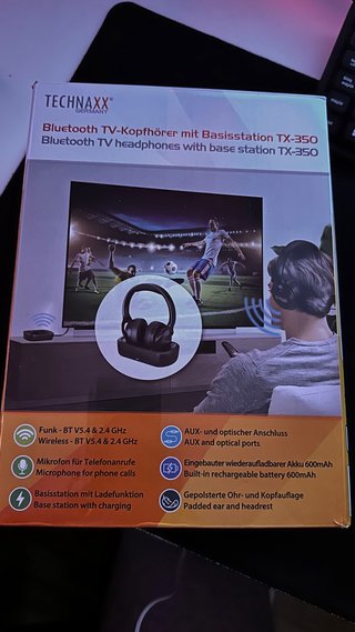 Auriculares Bluetooth Technaxx TX-350 con Base