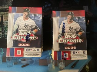 2 Scatole Topps Chrome Baseball 2026