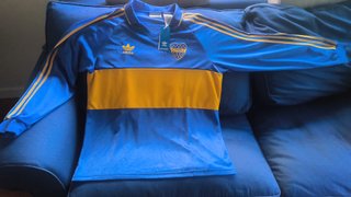 Camiseta Boca Juniors Adidas Manga Larga
