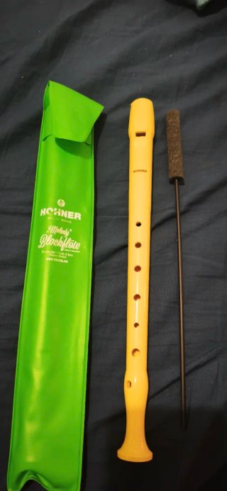 Flauta Dulce Hohner con Funda y Limpiador