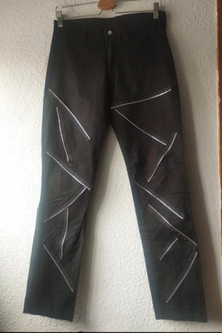 Pantalón Goth Alternativo con Cremalleras