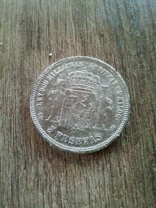 Moneda 5 Pesetas 1871