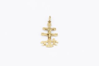 Cruz de oro de 18k. Ref:039-03-00937