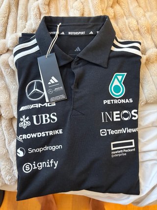 Polo Mercedes F1 2025 JW5391 Original Talla M
