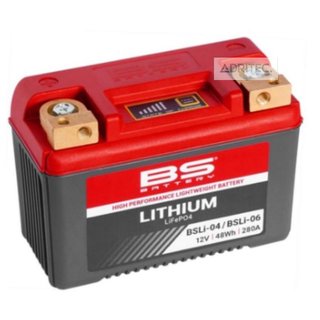 BATERIA DE LITIO YLI-04/06 BLI04-06 APRILIA BMW DERBI DUCATI HONDAKAWASAKI KTM YAMAHA BS