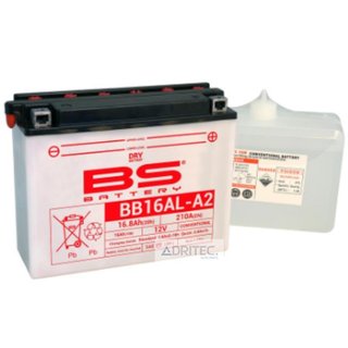 BATERIA BS BB16AL-A2 Y16AL-A2 DUCATI YAMAHA BS
