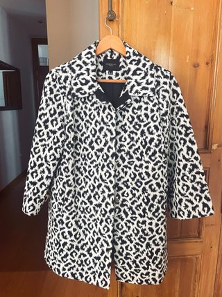 Chaqueta Larga Cortefiel Estampada