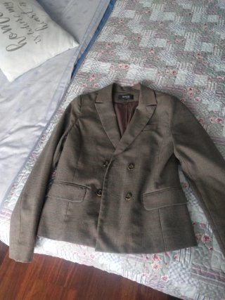 Chaqueta de cuadros Formula Joven Talla 40