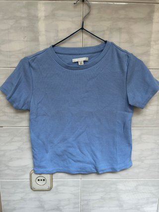 Top Básico Azul