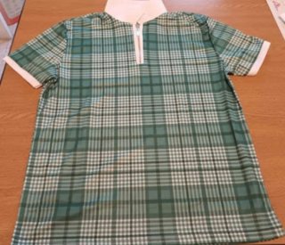 Camiseta con Cremallera de algodón estilo clásico