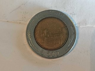 Moneta 500 Lire Italiane 1990