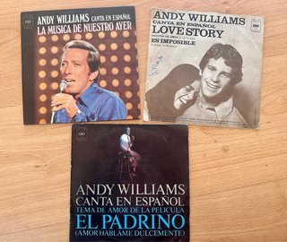 Lote de 3 Vinilos Andy Williams
