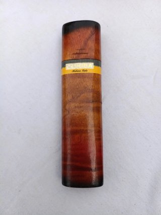 Astuccio per due sigari Cohiba in legno, vuoto.