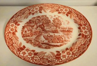 Fuente de Porcelana Inglesa 31x25 cm