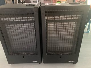 Lote 2 Estufas Butano y 2 Radiadores Eléctricos