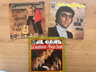 3 Vinilos de Al Bano y Romina