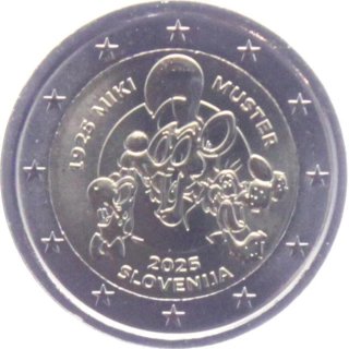 Moneda 2€ Eslovenia 2025 Miki Muster