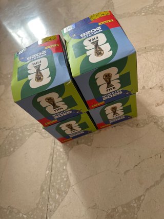 4 Scatole Panini Coppa del Mondo FIFA 2026