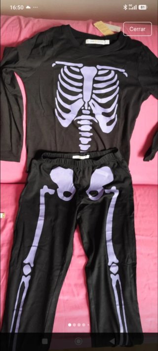 Pijama de Esqueleto nuevos sin estrenar