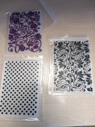 Set de 3 Carpetas de Embossing