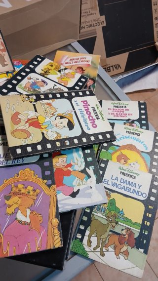 Lote de Libros Antiguos Disney unos 60 libros