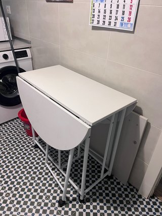 Mesa Plegable Blanca