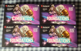 4 Scatole Principiante Magic: Foundations Nuove