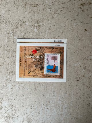 2 Blocs Sellos España 1993 Compostela