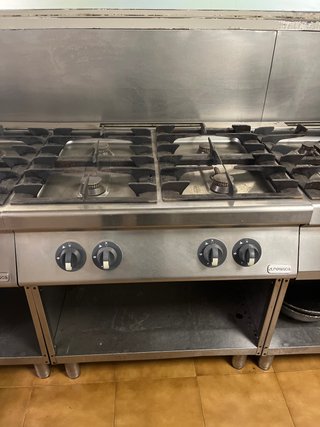 Cocina Industrial Alpeninox 4 Fuegos a Gas