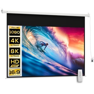 Pantalla de proyección de 100 pulgadas con mando a