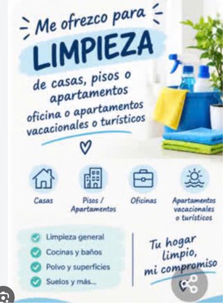 ¡SERVICIOS DE LIMPIEZA A DOMICILIO!
