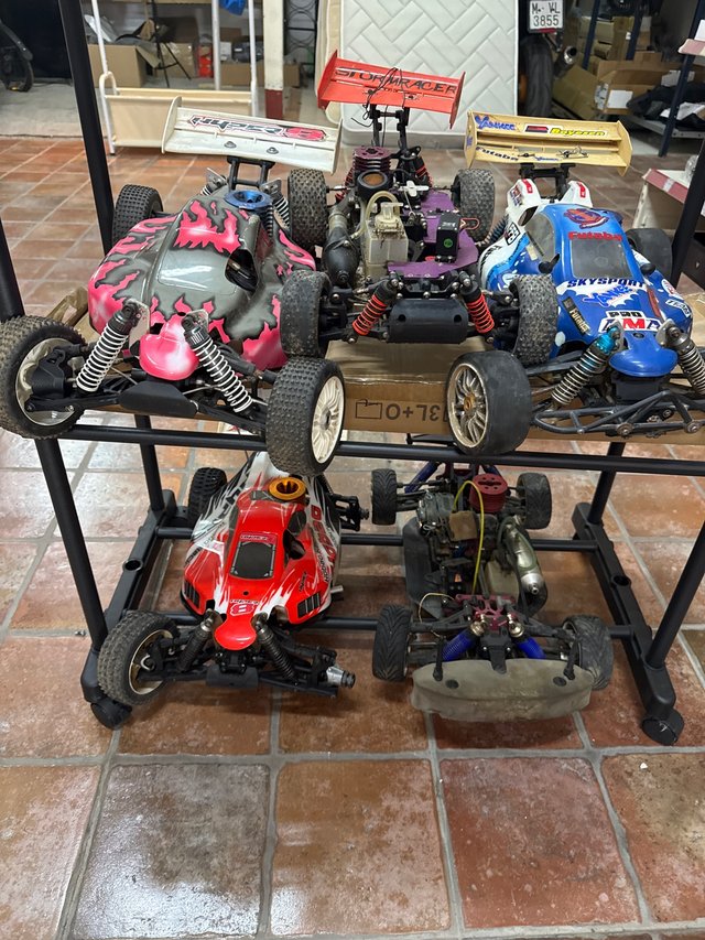 Lote de 5 coches radiocontrol para piezas