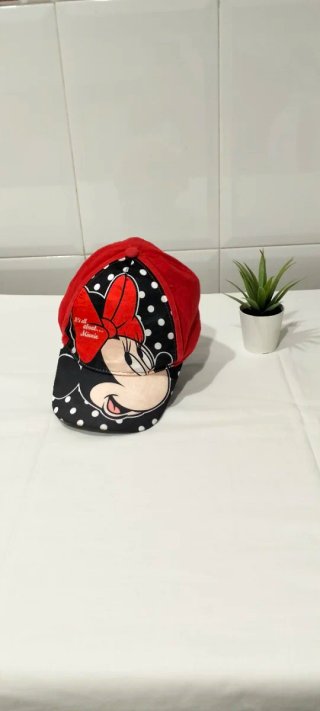 Gorra Minnie Mouse Roja y Negra