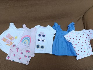 Lote de 6 Camisetas y Tops para Bebé