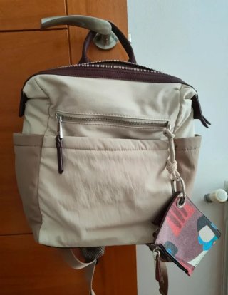MOCHILA PARFOIS BEIGE