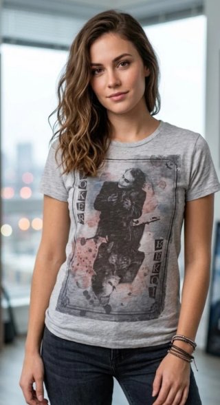 Camiseta Gris del Joker