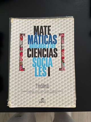 Matemáticas aplicadas a las Ciencias Sociales I...