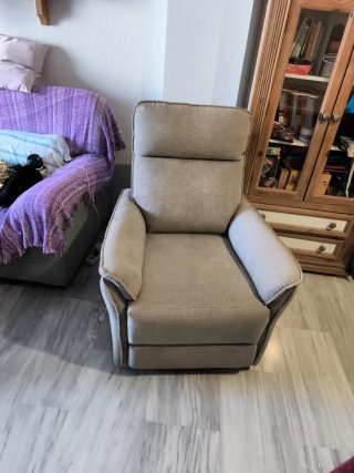 Sillón relax eléctrico reclinable con USB