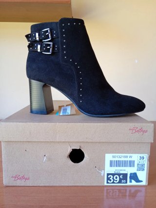 Botines Negros unBotega Talla 39
