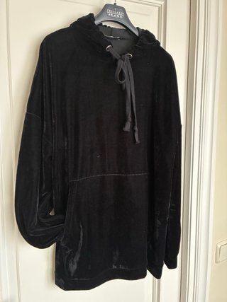 Sudadera de Terciopelo Negra