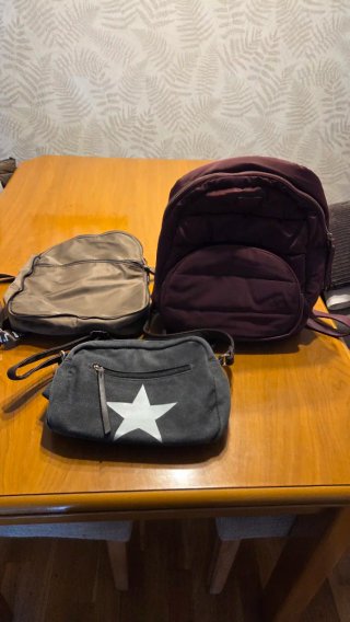Lote de 1 Bolso y 2 Mochilas