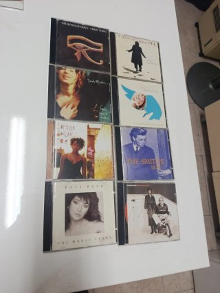 Lote de 8 CDs de Música Pop/Rock 1