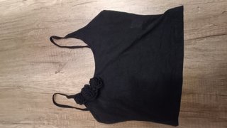 Camiseta de tirantes negra