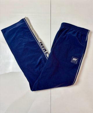 Vintage Nike Sportswear Blue Track Pants 90s Y2K R