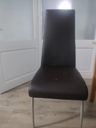 Set de 6 Sillas de Comedor Negras