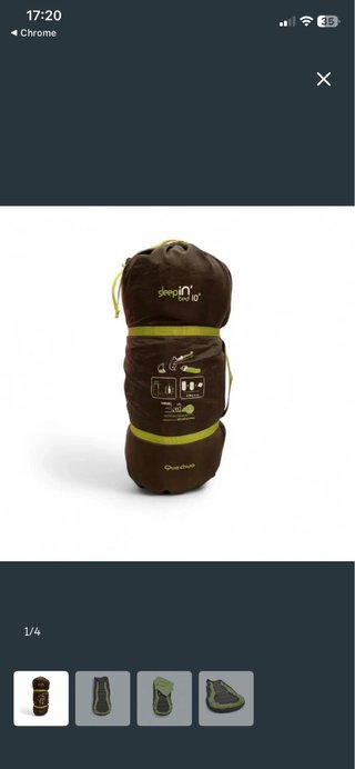 Saco de dormir con esterilla Quechua Sleepin'Bed