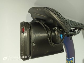 Portaherramientas para sillín de bicicleta.