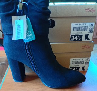 Botines Negros unBotega Talla 39