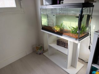 Pecera 100L con Mueble y calent.